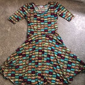 LuLaRoe Music Nicole Dress - Large